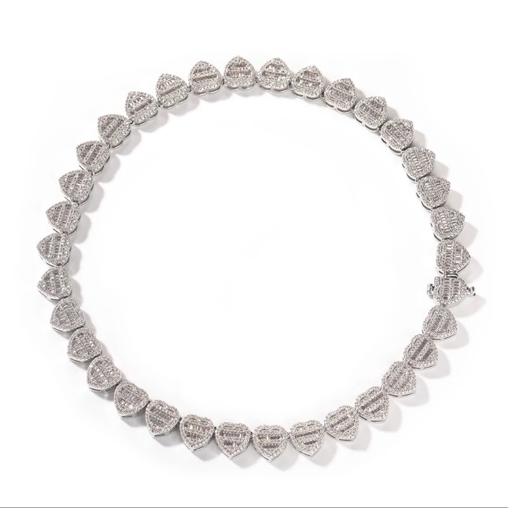 Baguette Heart Bracelet